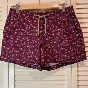 THORSUN Women's Athena Birds Shorts Dark Pink Size S